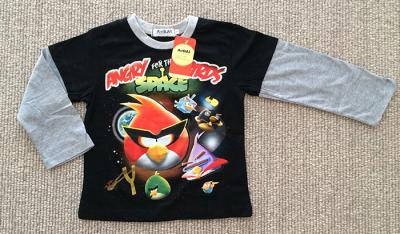 Angry birds T-shirt -black
